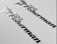 Wellcraft 190 Fisherman Boat Decal Set of 2 x 14.75" Wellcraft 190 Fisherman Boat Decal Set of 2 x 14.75"